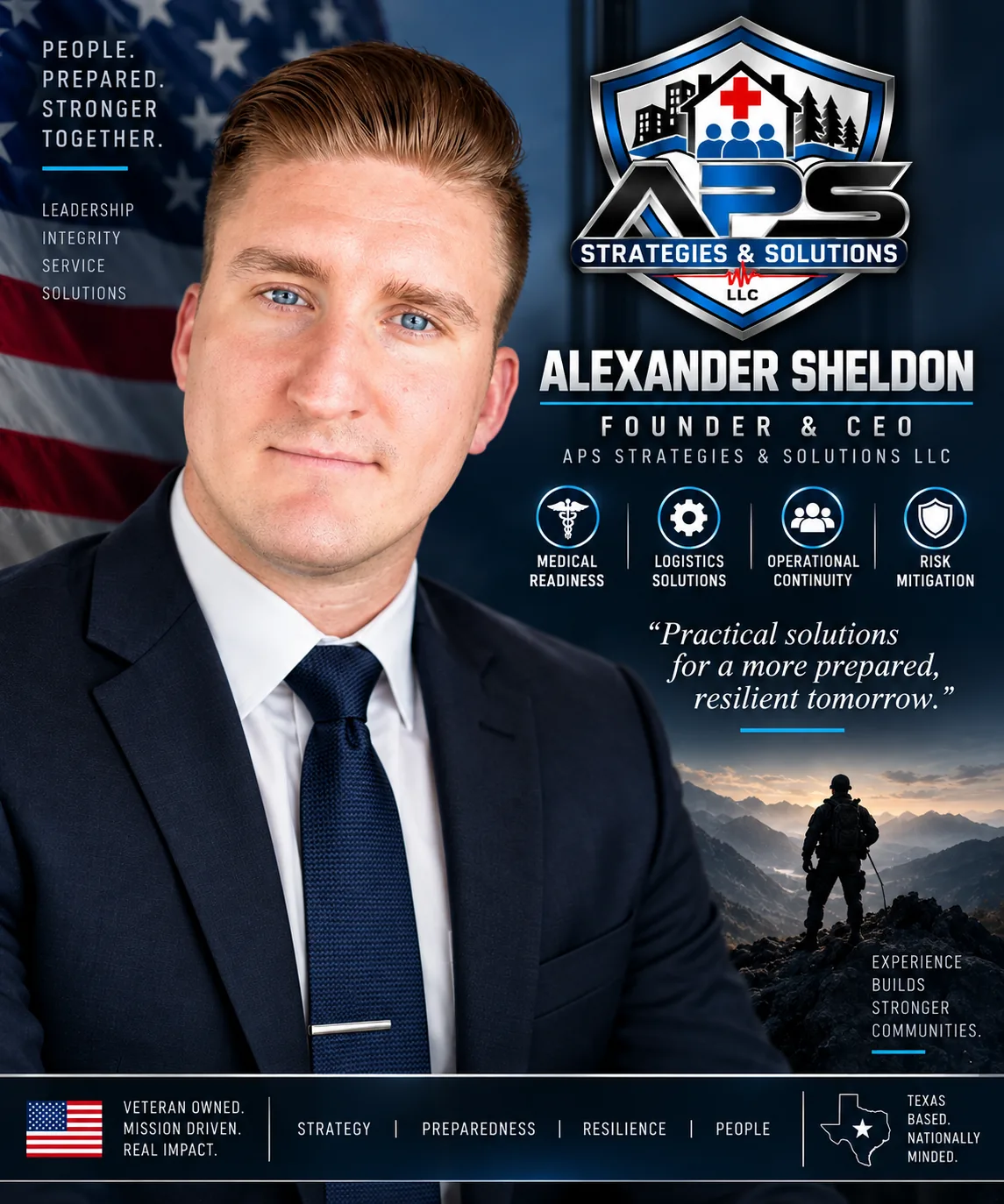 Alexander Sheldon, Founder and CEO of APS Strategies and Solutions
